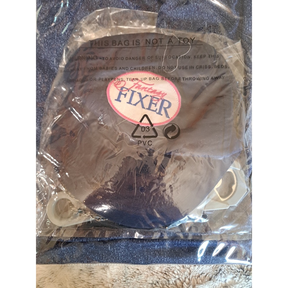 Fun World Happy Hour Fantasy Fixer Babe Blue Mechanic Costume Size Med/Lg 10-14 - Picture 7 of 7